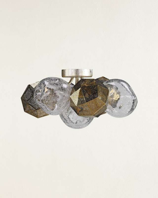 Vivaldi 3-Light Semi-Flush Mount
